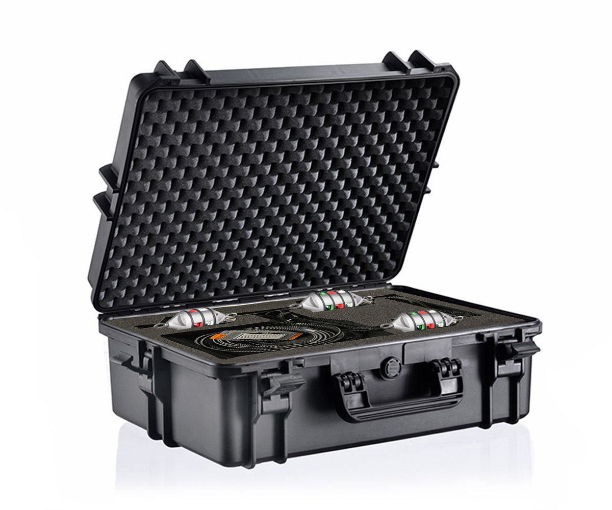 Black pelicase for hoistable lights Black pelicase for hoistable lights